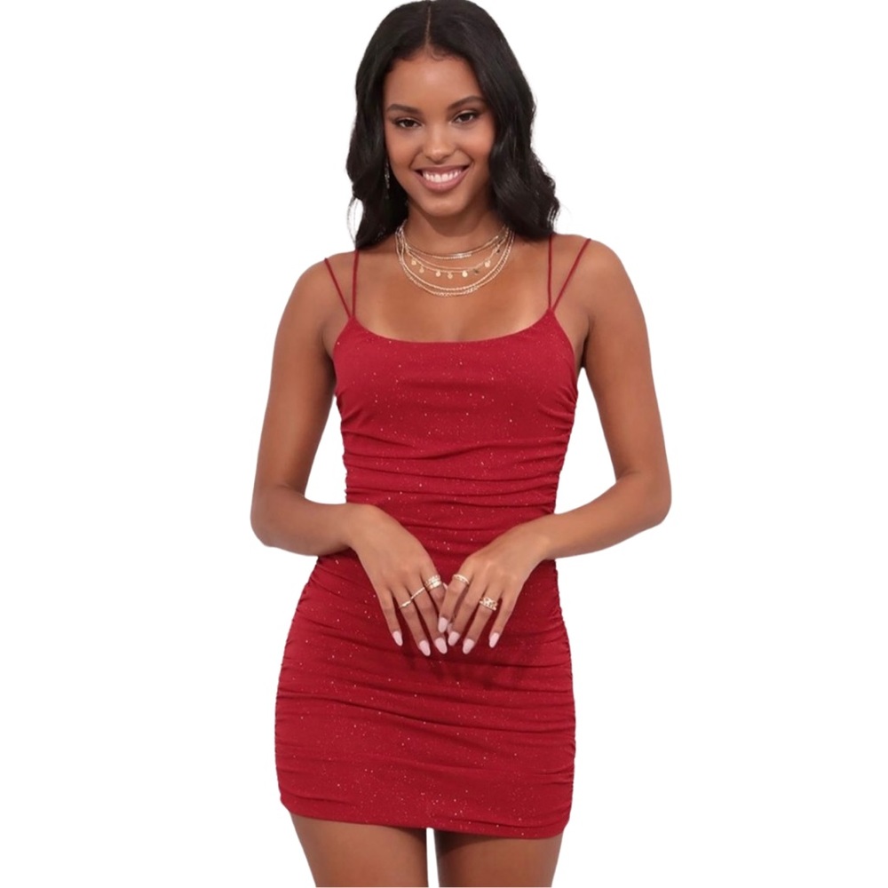 Lucy in the Sky Red Mini Dress
